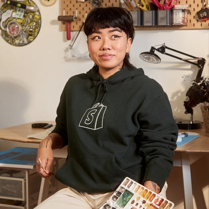 Get Stuff Done Hoodie de Shopify Supply, vista 3
