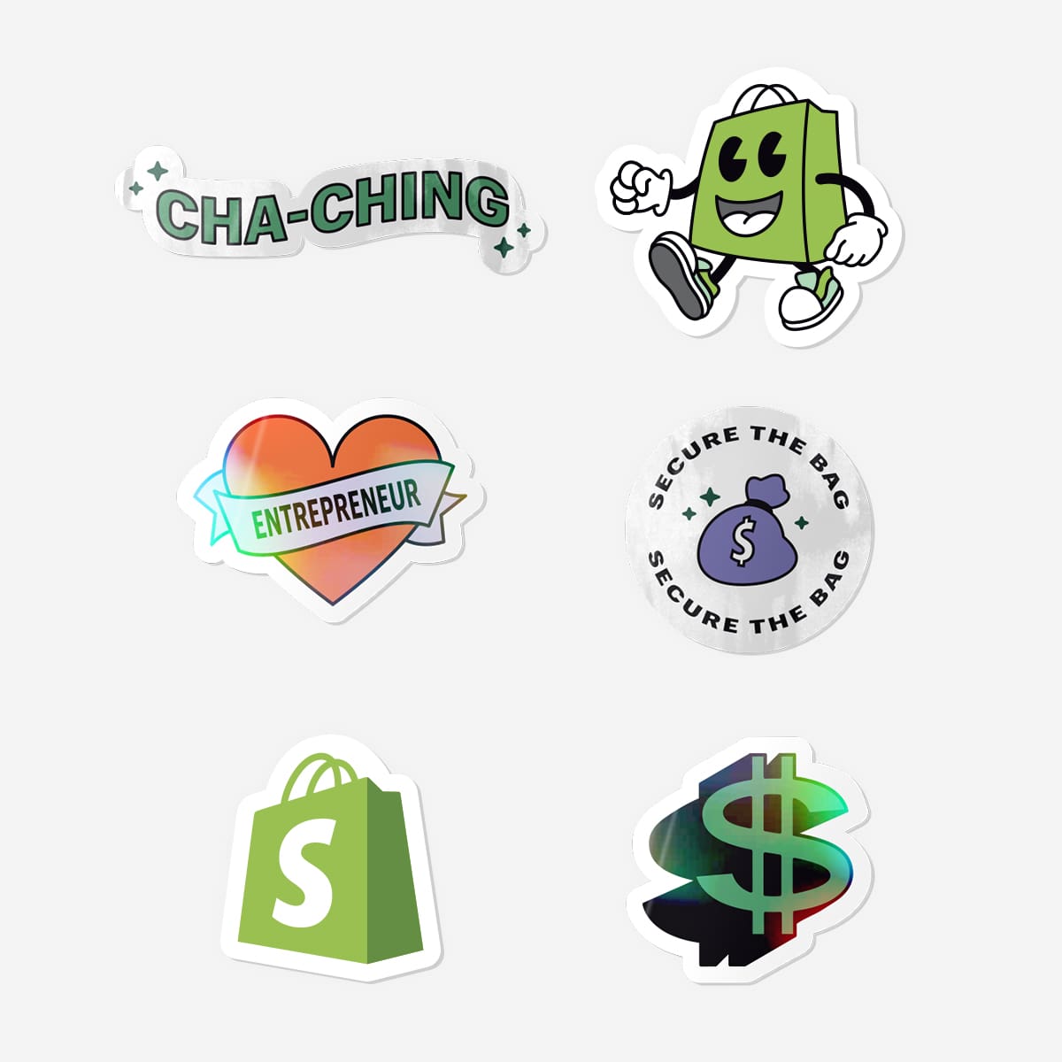 Money Moves Sticker Pack de Shopify Supply, vista 2