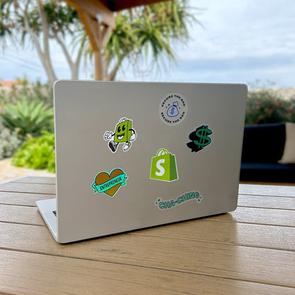 Money Moves Sticker Pack de Shopify Supply, vista 4